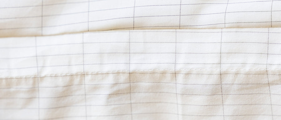 The check pattern is the silver thread